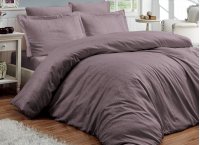 Постельное белье сатин жаккард First Choice - Athena Lilac (Турция), полуторный